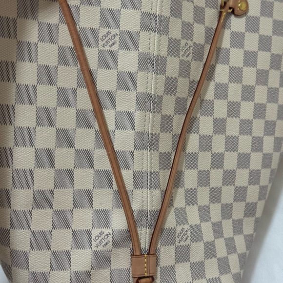 Louis Vuitton Authentic Damier Azure in Rose Ballerine Neverfull GM - Picture 8 of 13